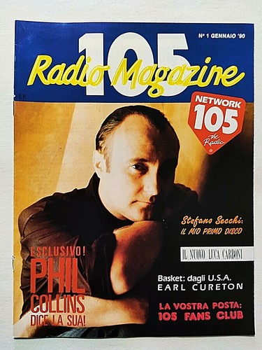 Radio 105 magazine 1990 - radio,
