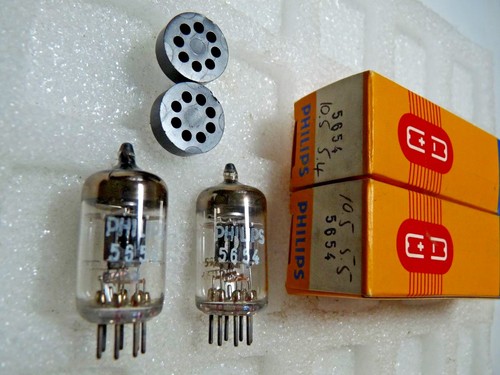 Coppia 5654 philips mullard - coppia,
