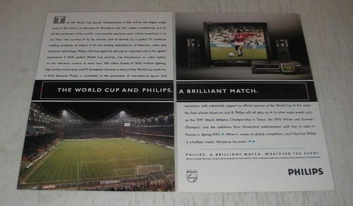Pubblicità philips 1990 - tv,