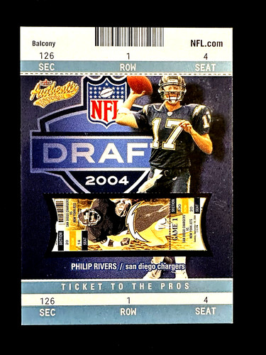 Philip rivers 2004 fleer - philip,