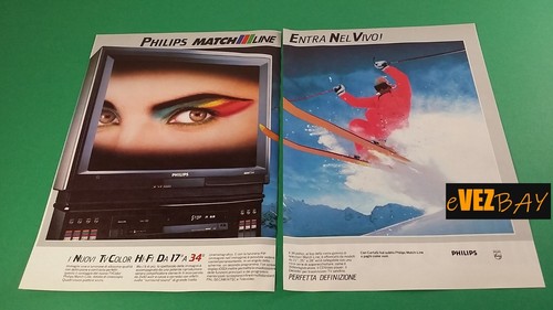 Pubblicità 1989 philips tv - 1989,
